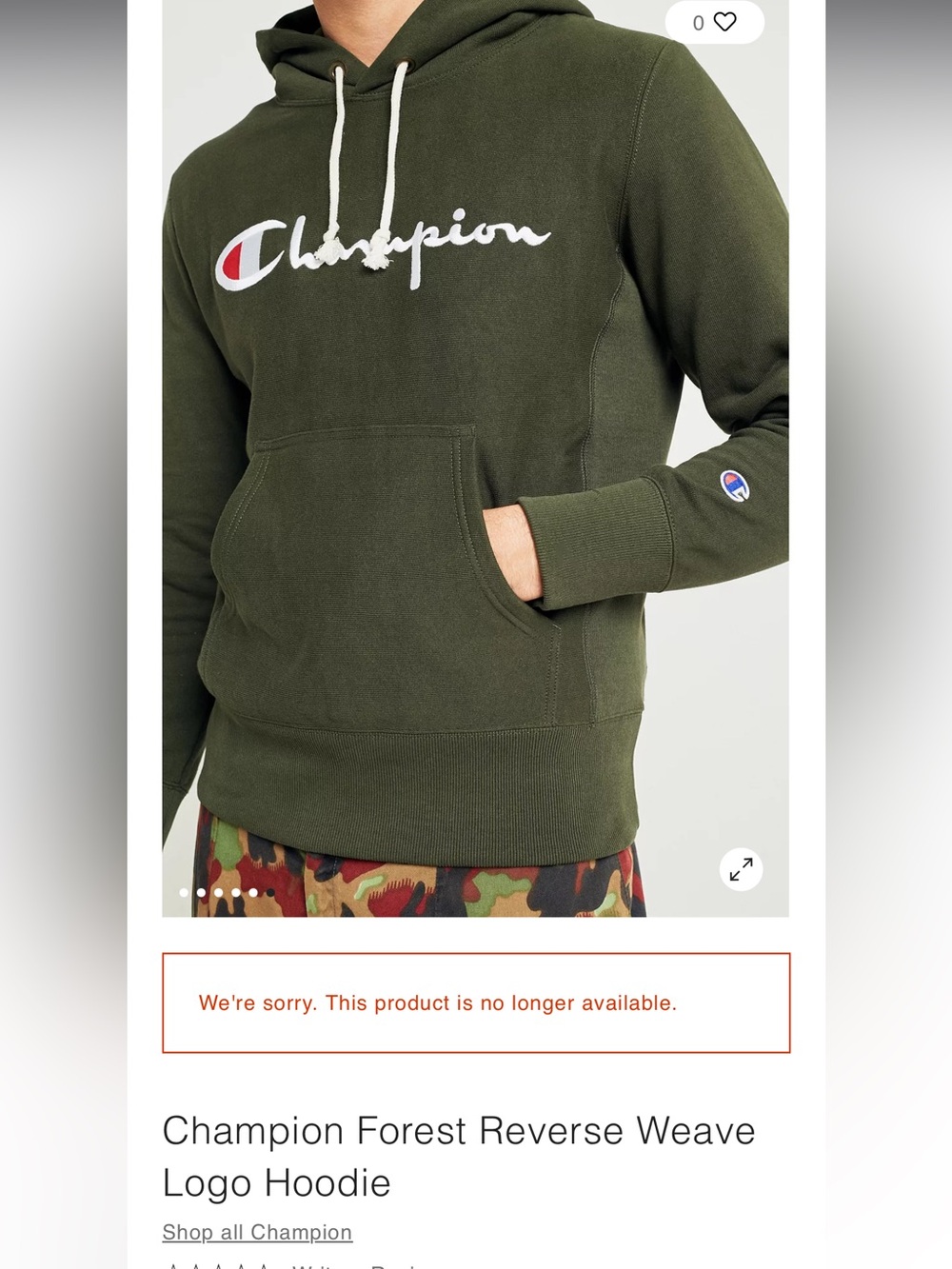 Champion Reverse Weave Script Logo Hooded Sweatshirt